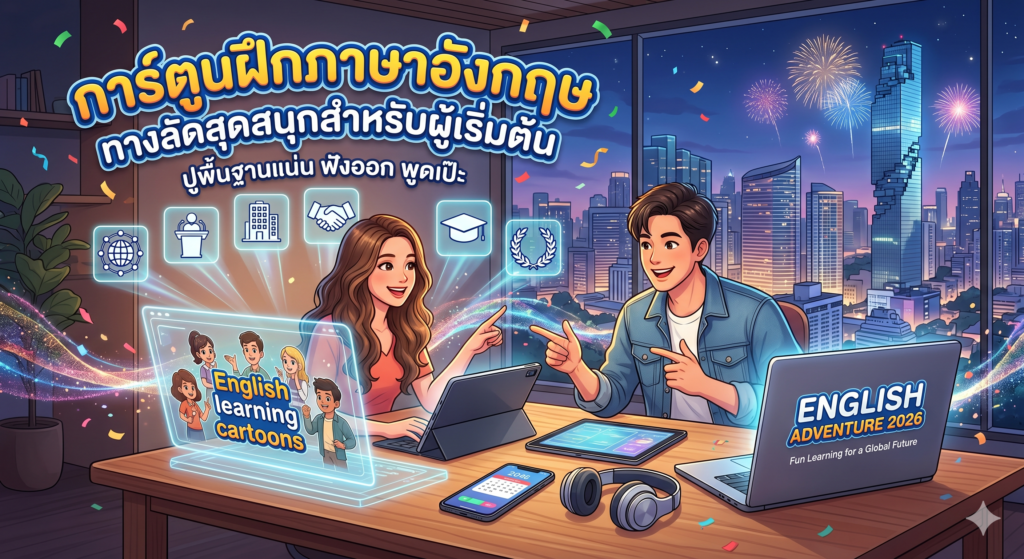เกมฝึกภาษาอังกฤษ เปลี่ยนความสนุกในหน้าจอให้เป็นสกิลภาษาระดับมือโปร